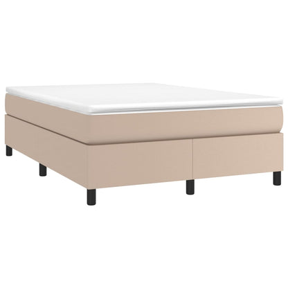 Struttura Letto a Rete a Molle Cappuccino 140x190 cm in Similpelle - homemem39