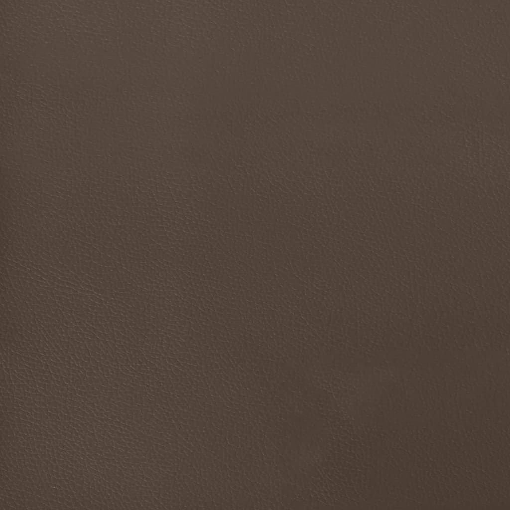 Struttura Letto a Rete a Molle Marrone 140x200 cm in Similpelle | homemem39
