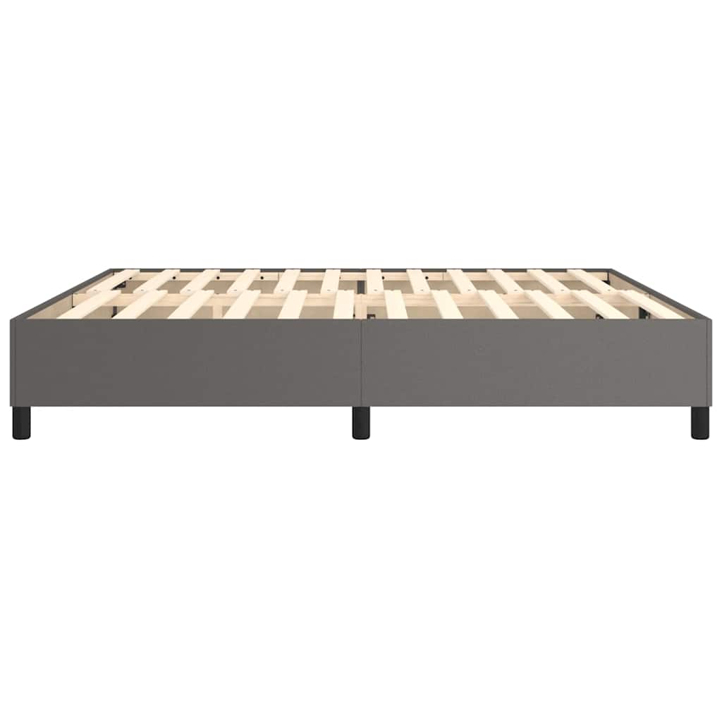 Struttura Letto a Rete a Molle Grigio 200x200 cm in Similpelle