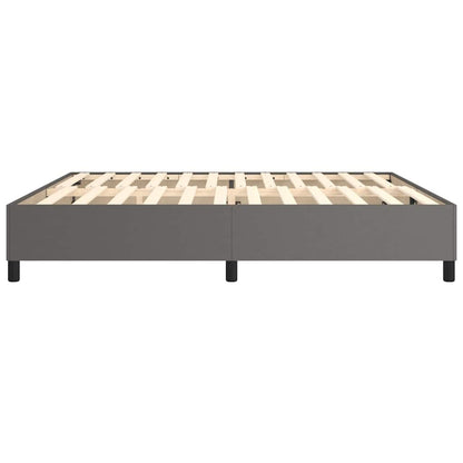Struttura Letto a Rete a Molle Grigio 200x200 cm in Similpelle