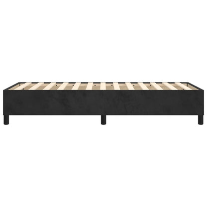 Struttura Letto a Rete a Molle Nero 80x200 cm in Velluto - homemem39