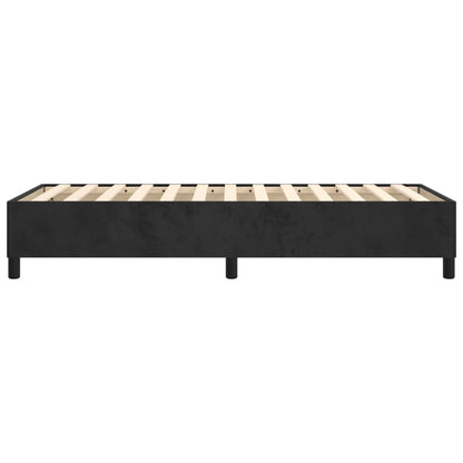 Struttura Letto a Rete a Molle Nero 90x190 cm in Velluto - homemem39