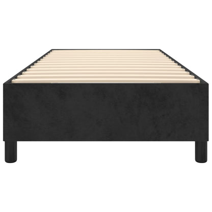 Struttura Letto a Rete a Molle Nero 90x200 cm in Velluto - homemem39