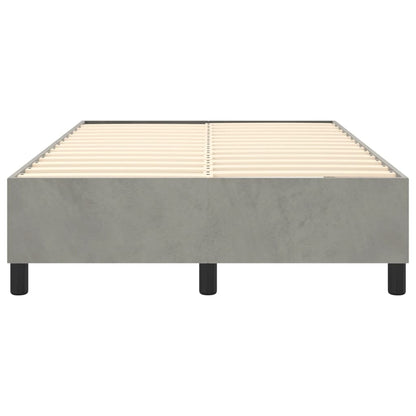 Struttura Letto a Rete a Molle Grigio Chiaro 120x200 cm Velluto - homemem39
