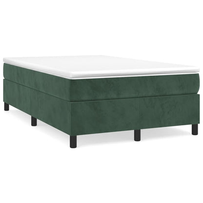 Struttura Letto a Rete a Molle Verde Scuro 120x200 cm in Velluto - homemem39