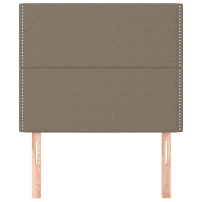 Testiera 2 pz Tortora 100x5x78/88 cm in Tessuto - homemem39