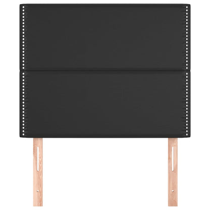 Testiere 2 pz Nere 100x5x78/88 cm in Similpelle - homemem39