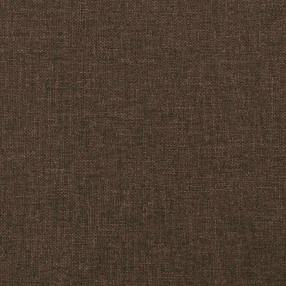 Testiera Marrone Scuro 100x5x118/128 cm Tessuto | homemem39
