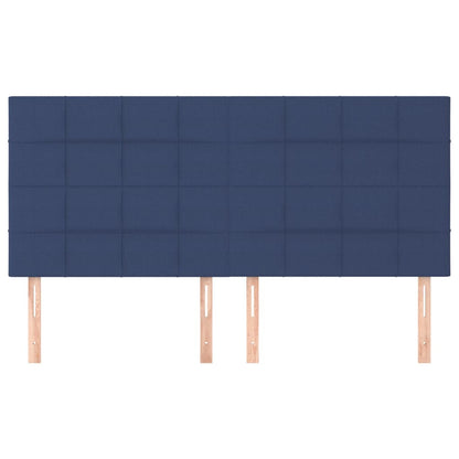 Testiera Blu 180x5x118/128 cm Tessuto | homemem39