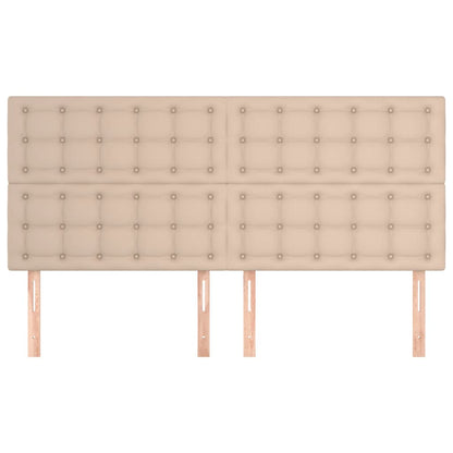 Testiere 4 pz Cappuccino 100x5x78/88 cm in Similpelle - homemem39