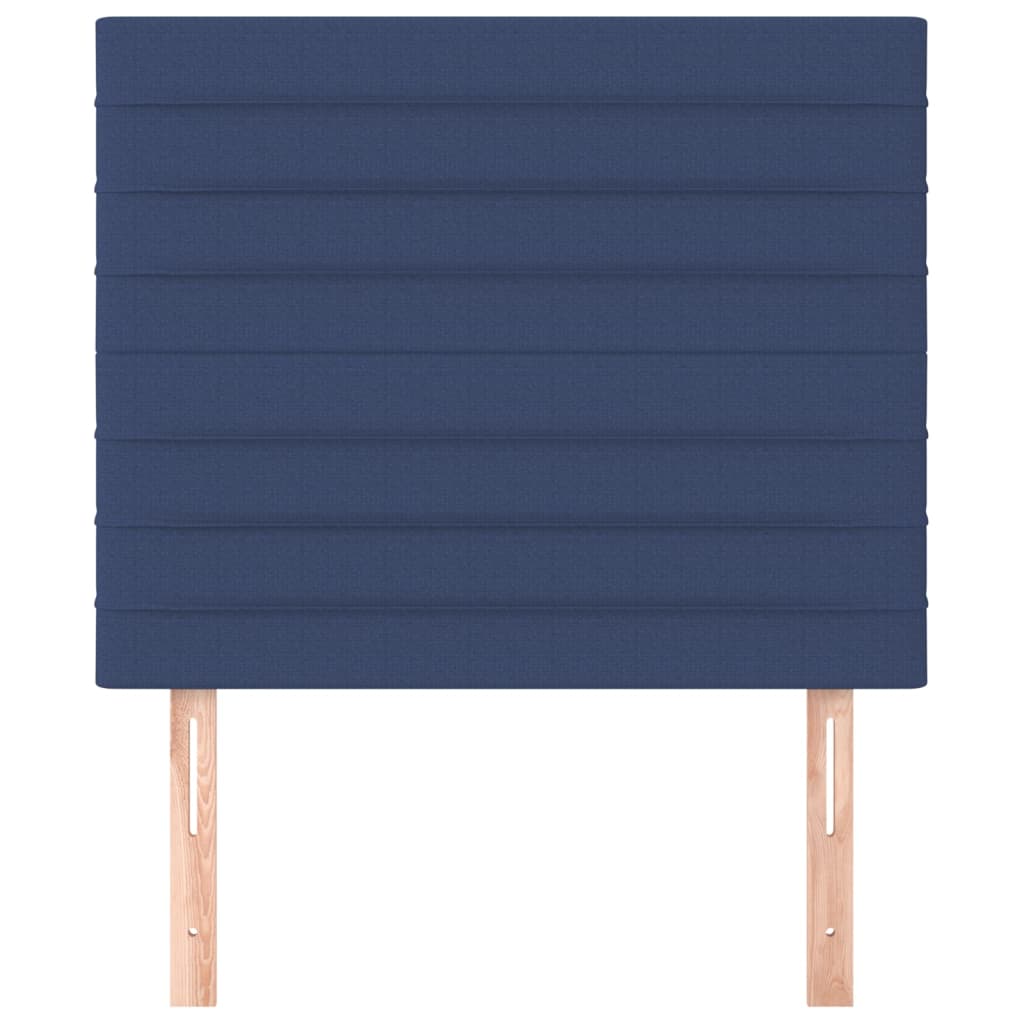 Testiera 2 pz Blu 100x5x78/88 cm in Tessuto - homemem39