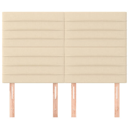 Testiere 4 pz Crema 72x5x78/88 cm in Tessuto - homemem39