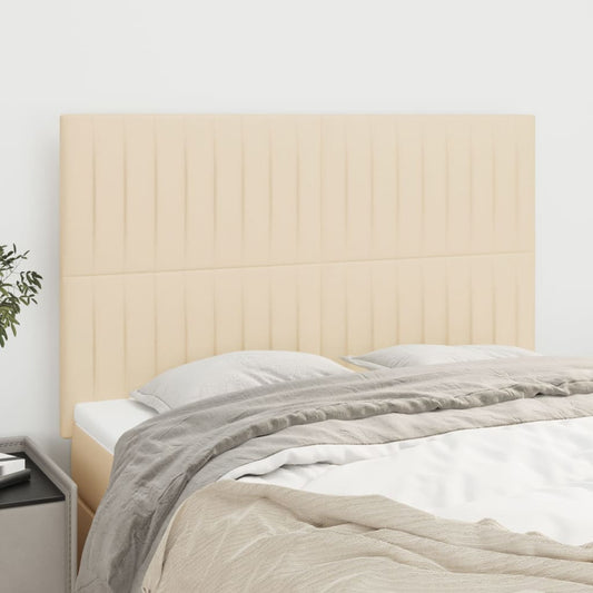 Testiere 4 pz Crema 72x5x78/88 cm in Tessuto - homemem39