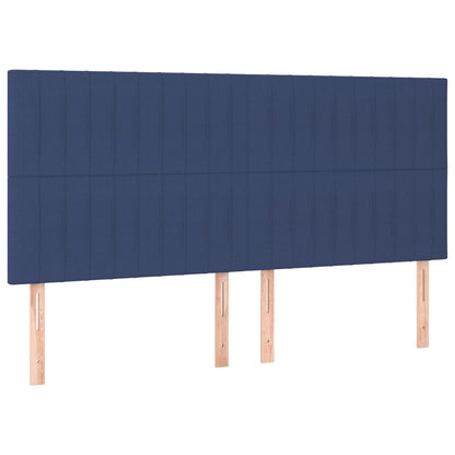 Testiera Blu 160x5x118/128 cm Tessuto | homemem39