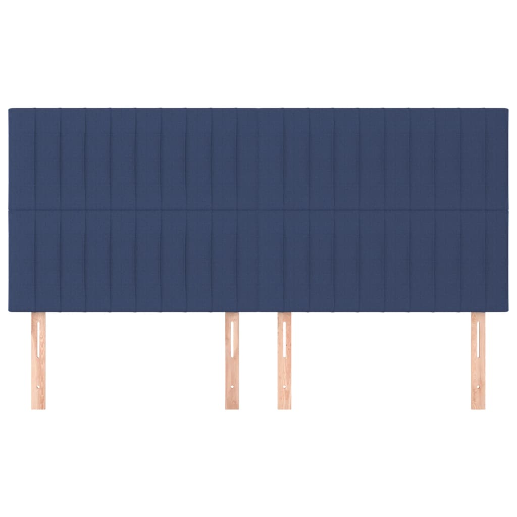 Testiera Blu 180x5x118/128 cm Tessuto | homemem39