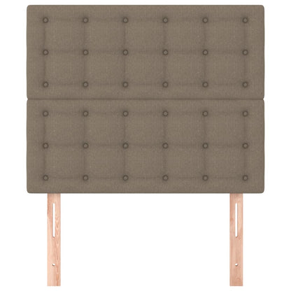 Testiera per letto Tortora 80x5x118/128 cm Tessuto | homemem39