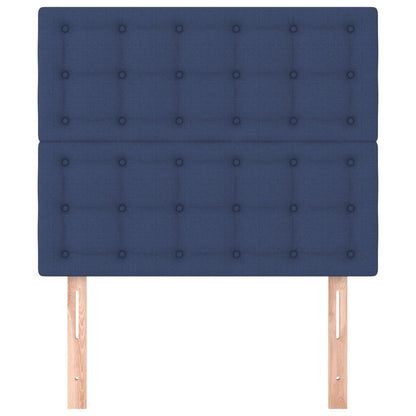 Testiera Blu 80x5x118/128 cm Tessuto | homemem39