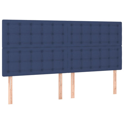 Testiera Blu 160x5x118/128 cm Tessuto | homemem39