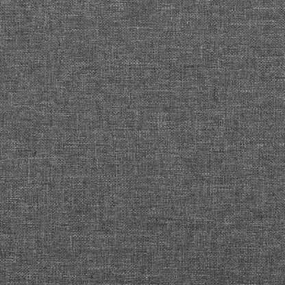 Testiera ad Orecchio Grigio Scuro 83x23x78/88 cm in Tessuto