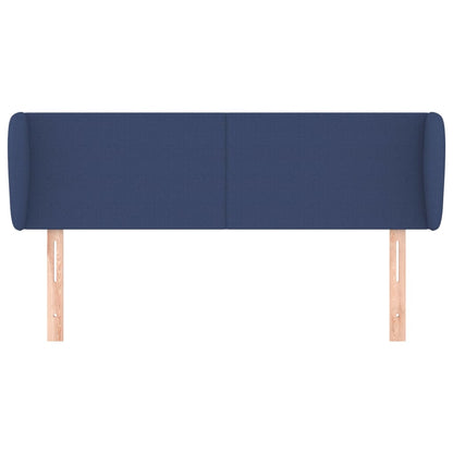 Testiera ad Orecchio Blu 103x23x78/88cm in Tessuto - homemem39