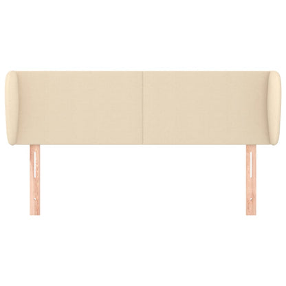 Testiera ad Orecchio Crema 147x23x78/88 cm in Tessuto - homemem39