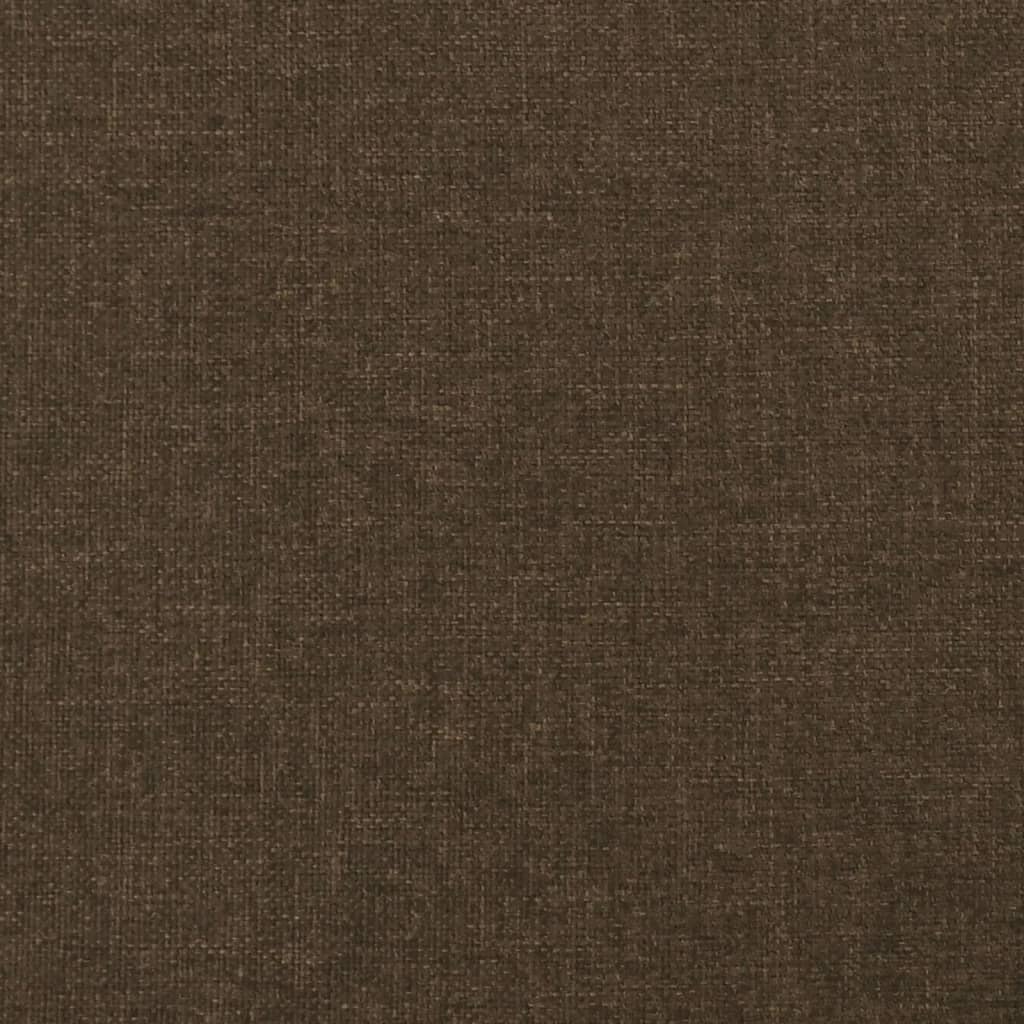 Testiera ad Orecchio Marrone Scuro 183x23x78/88 cm in Tessuto | homemem39