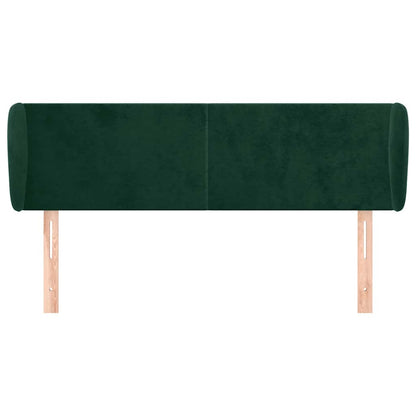 Testiera ad Orecchio Verde Scuro 147x23x78/88 cm in Velluto | homemem39