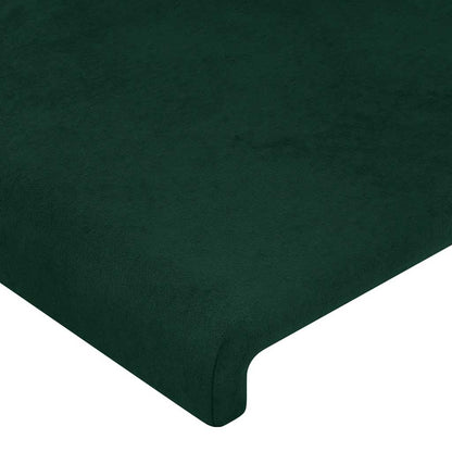 Testiera ad Orecchio Verde Scuro 147x23x78/88 cm in Velluto | homemem39