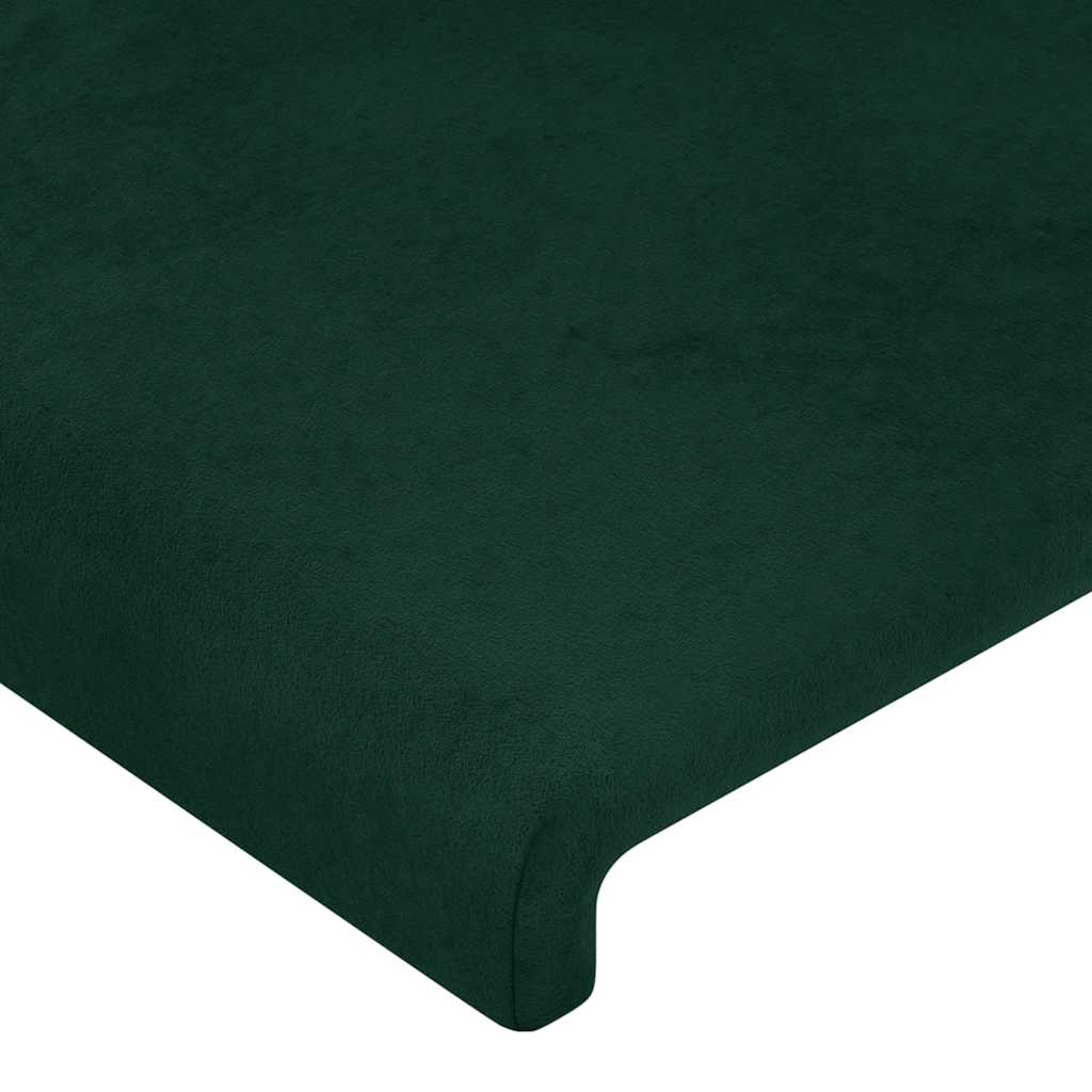 Testiera ad Orecchio Verde Scuro 163x23x78/88 cm in Velluto | homemem39