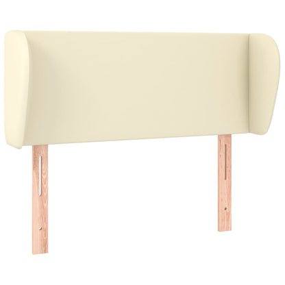 Testiera ad Orecchio Crema 83x23x78/88 cm in Similpelle