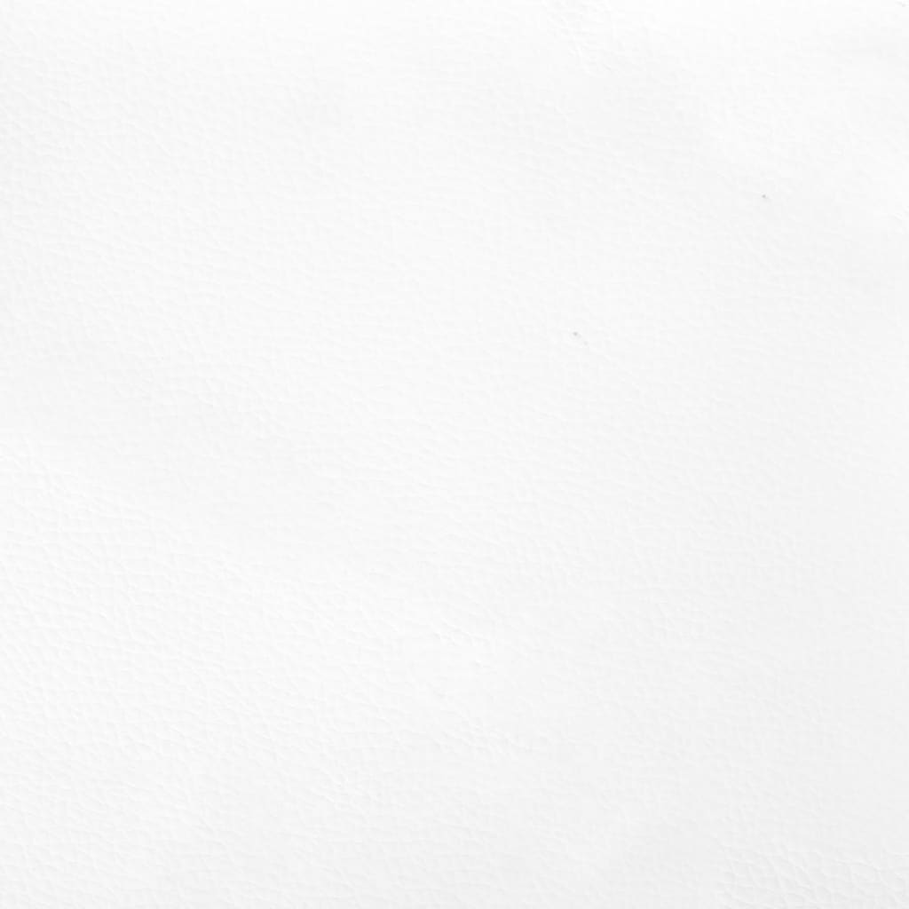 Testiera ad Orecchio Bianca 147x23x78/88 cm in Similpelle | homemem39