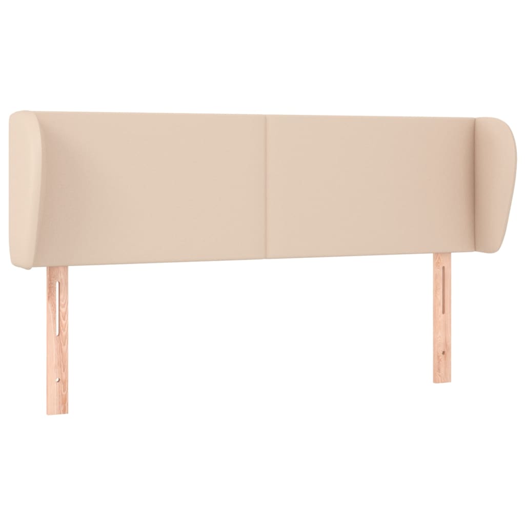 Testiera ad Orecchio Cappuccino 147x23x78/88 cm in Similpelle | homemem39