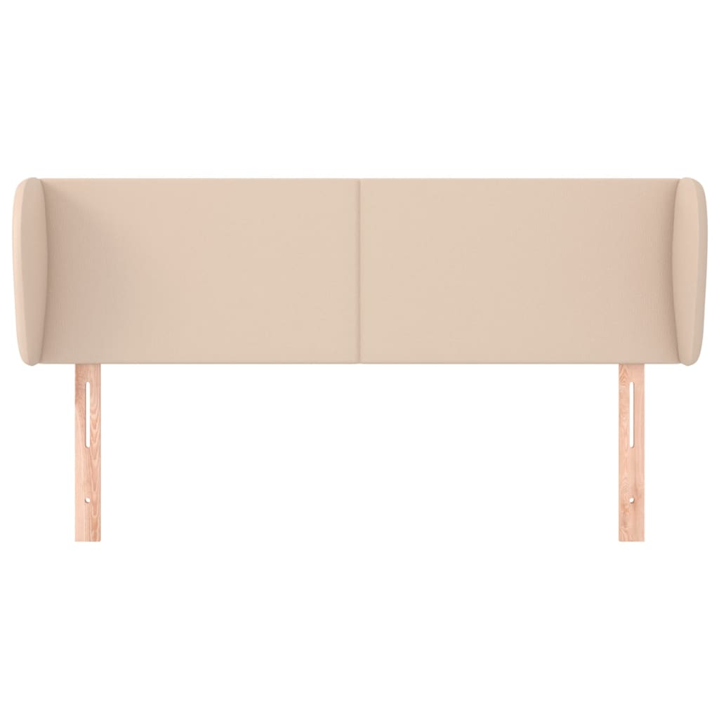 Testiera ad Orecchio Cappuccino 147x23x78/88 cm in Similpelle - homemem39