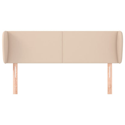 Testiera ad Orecchio Cappuccino 147x23x78/88 cm in Similpelle - homemem39