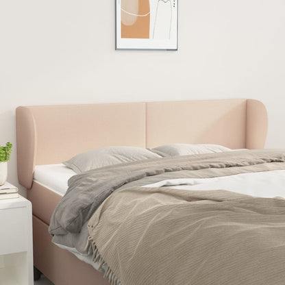 Testiera ad Orecchio Cappuccino 147x23x78/88 cm in Similpelle | homemem39