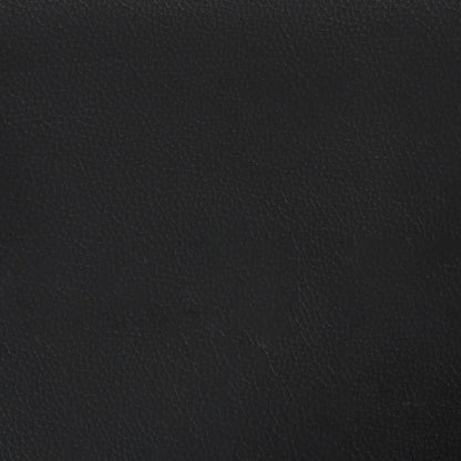 Testiera ad Orecchio Nera 163x23x78/88 cm in Similpelle | homemem39
