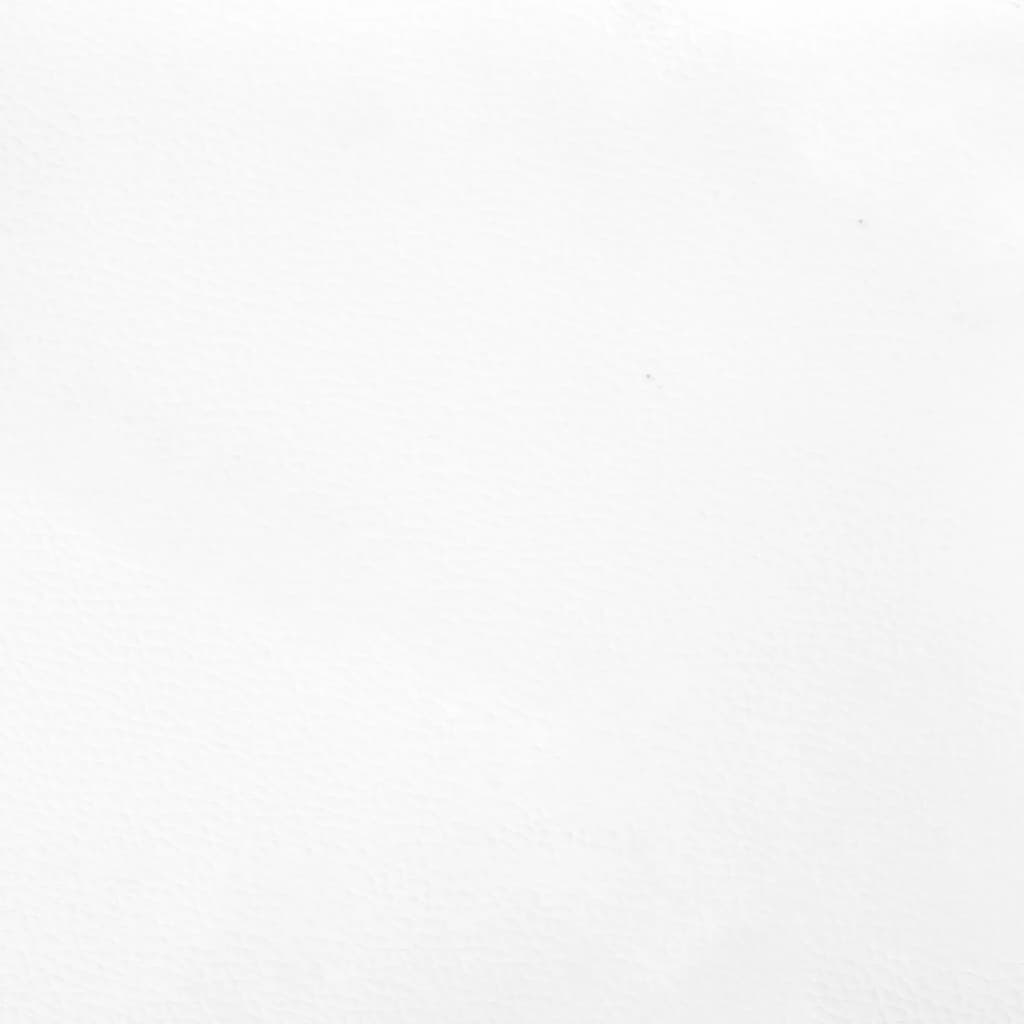 Testiera ad Orecchio Bianca 163x23x78/88cm in Similpelle | homemem39