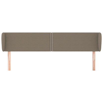 Testiera ad Orecchio Tortora 183x23x78/88 cm in Tessuto | homemem39