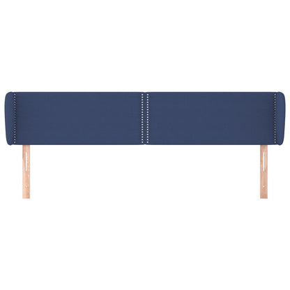 Testiera ad Orecchio Blu 183x23x78/88 cm in Tessuto | homemem39