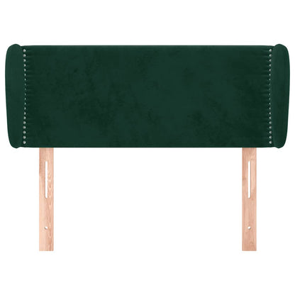 Testiera ad Orecchio Verde Scuro 83x23x78/88 cm in Velluto | homemem39