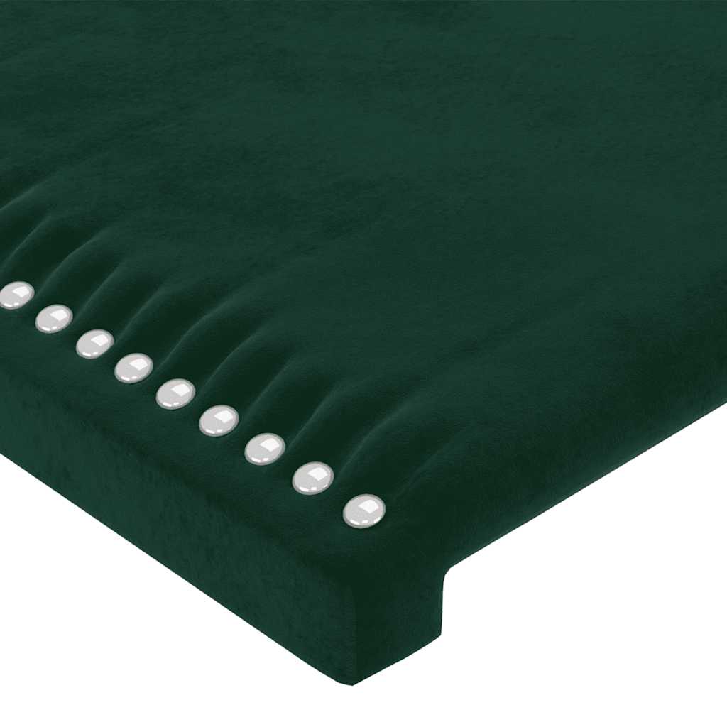 Testiera ad Orecchio Verde Scuro 83x23x78/88 cm in Velluto | homemem39