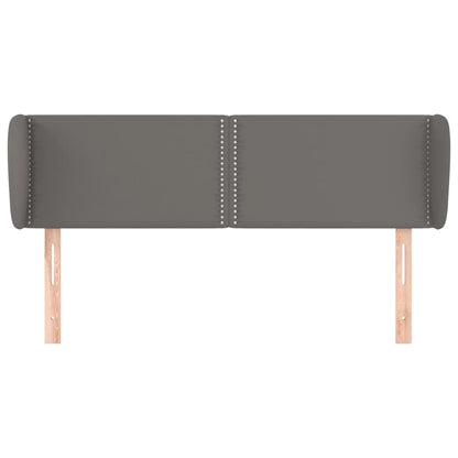 Testiera ad Orecchio Grigio 147x23x78/88 cm in Similpelle - homemem39