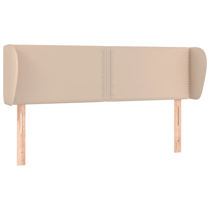 Testiera ad Orecchio Cappuccino 147x23x78/88 cm in Similpelle - homemem39