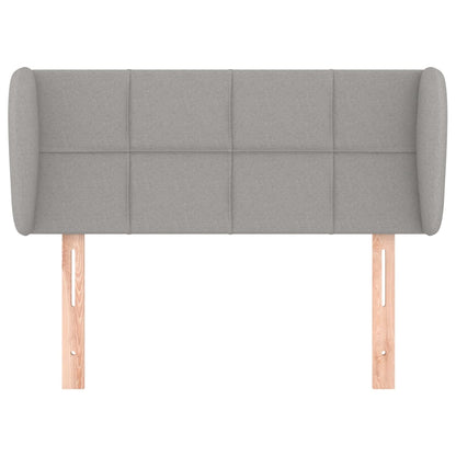Testiera ad Orecchio Grigio Chiaro 83x23x78/88 cm in Tessuto | homemem39