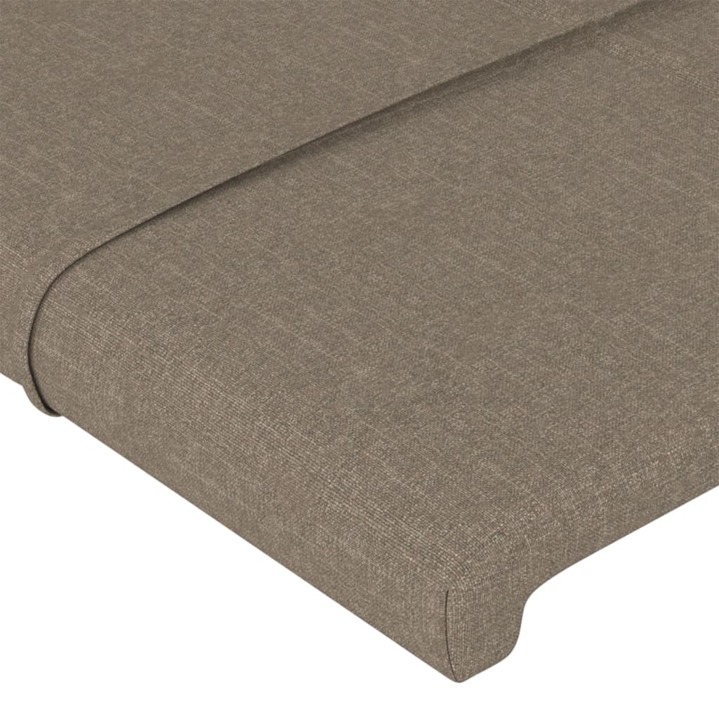Testiera ad Orecchio Tortora 83 x 23 x 78/88 cm in Tessuto