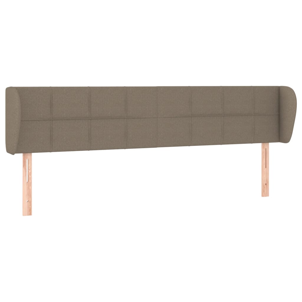 Testiera ad Orecchio Tortora 183x23x78/88 cm in Tessuto | homemem39