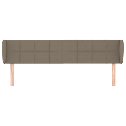 Testiera ad Orecchio Tortora 183x23x78/88 cm in Tessuto | homemem39