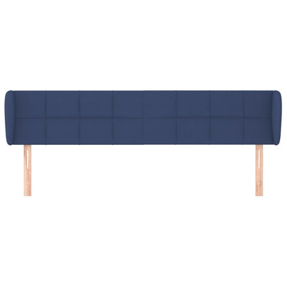 Testiera ad Orecchio Blu 183x23x78/88 cm in Tessuto | homemem39