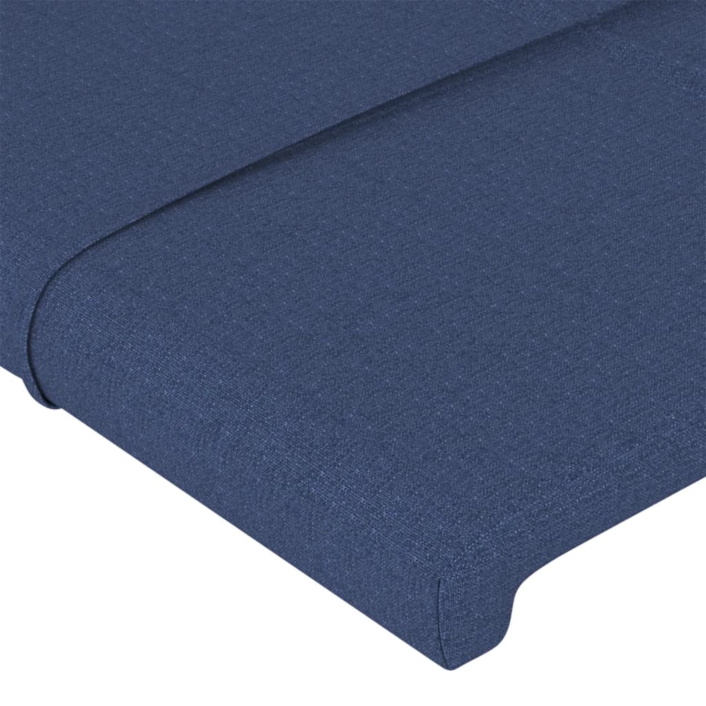 Testiera ad Orecchio Blu 183x23x78/88 cm in Tessuto | homemem39