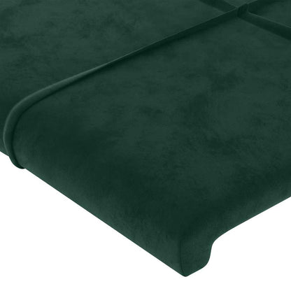 Testiera ad Orecchio Verde Scuro 183x23x78/88 cm in Velluto | homemem39